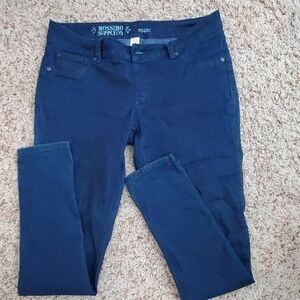 Jean material jeggings size 15